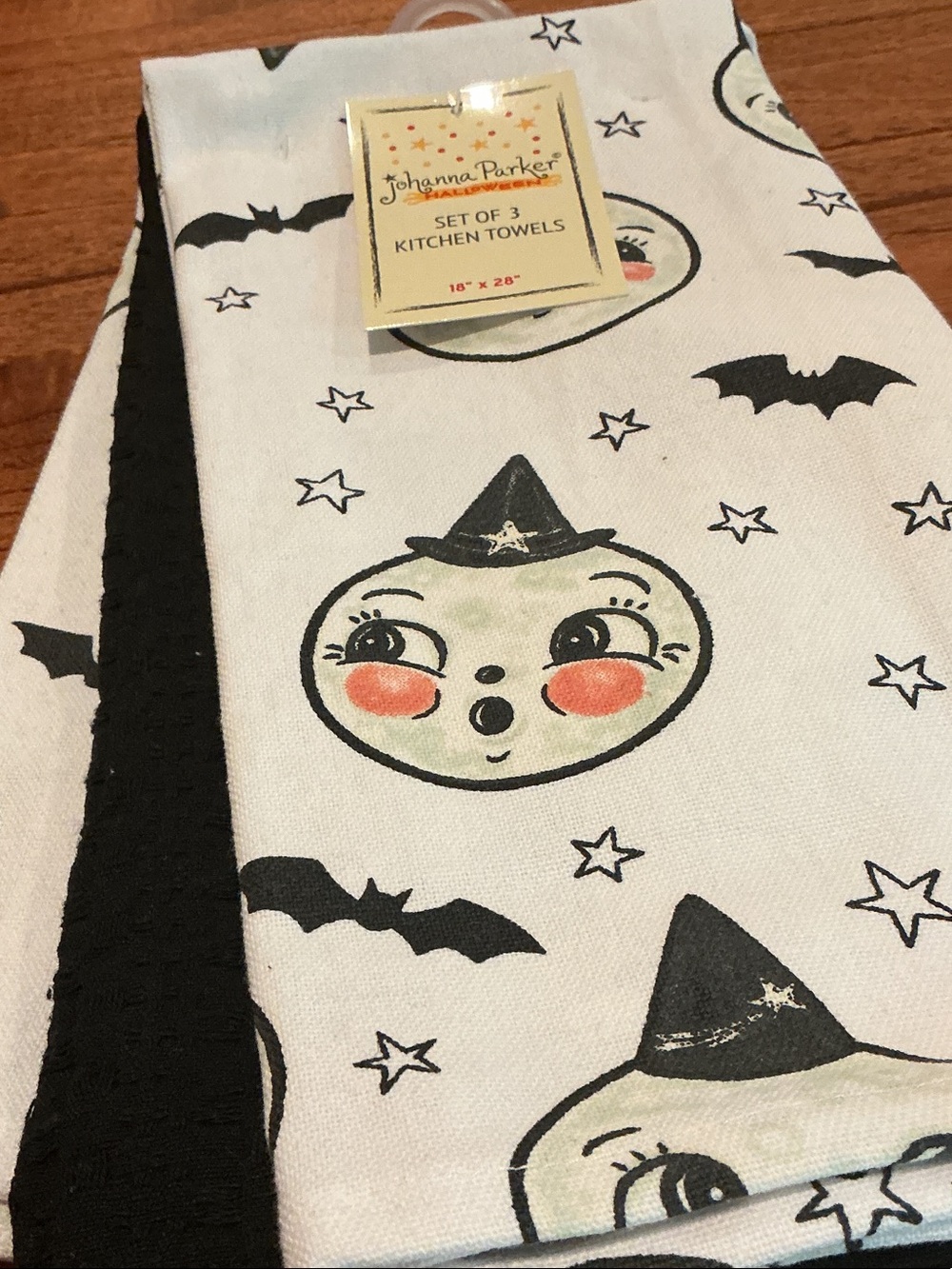 Johanna Parker Laughing Luna Kitchen Towels - Set of 3